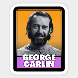 George carlin (retro) Sticker